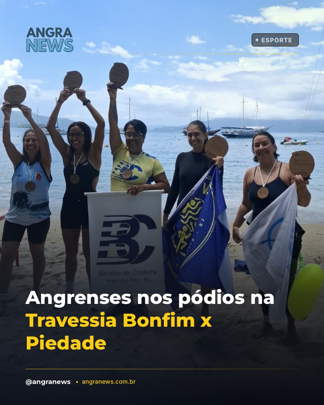 Angrenses nos pódios na Travessia Bonfim x Piedade