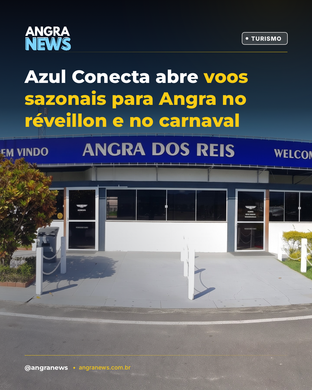 Azul Conecta abre voos sazonais para Angra no réveillon e no carnaval