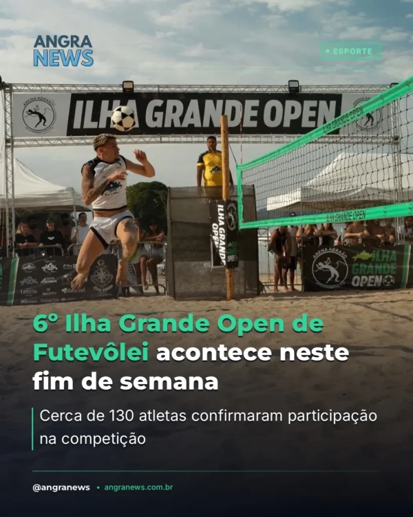 6º Ilha Grande Open de Futevôlei acontece neste fim de semana