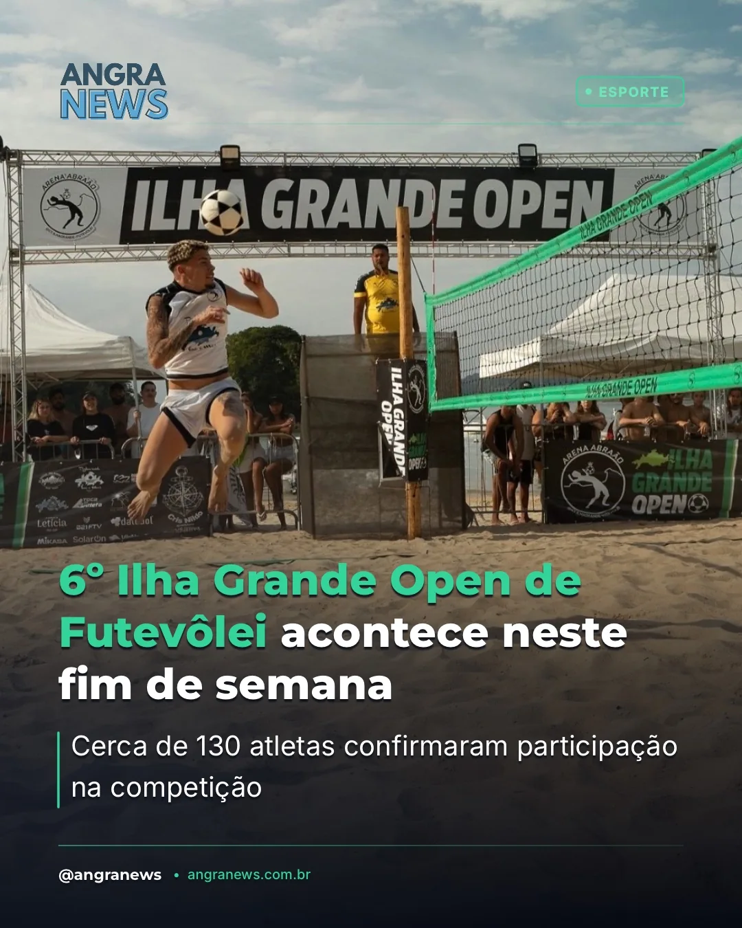 6º Ilha Grande Open de Futevôlei acontece neste fim de semana