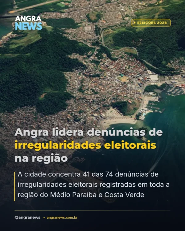 ANGRA DOS REIS LIDERA DENÚNCIAS DE IRREGULARIDADES ELEITORAIS NA REGIÃO, COM 41 DAS 74 QUEIXAS