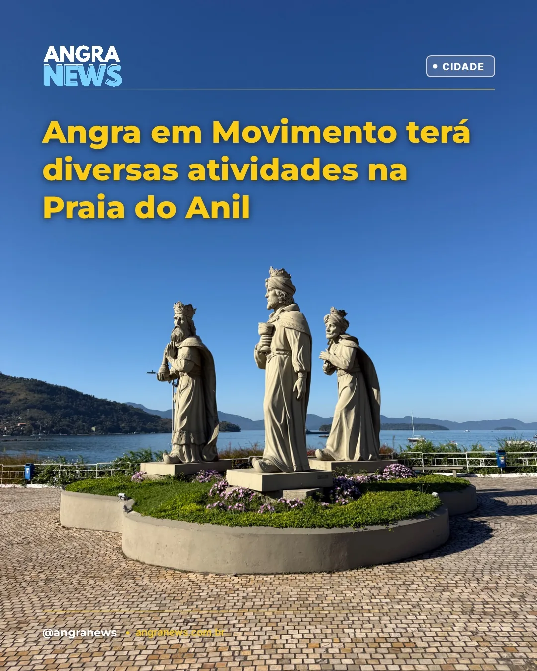 Angra em Movimento terá diversas atividades na Praia do Anil