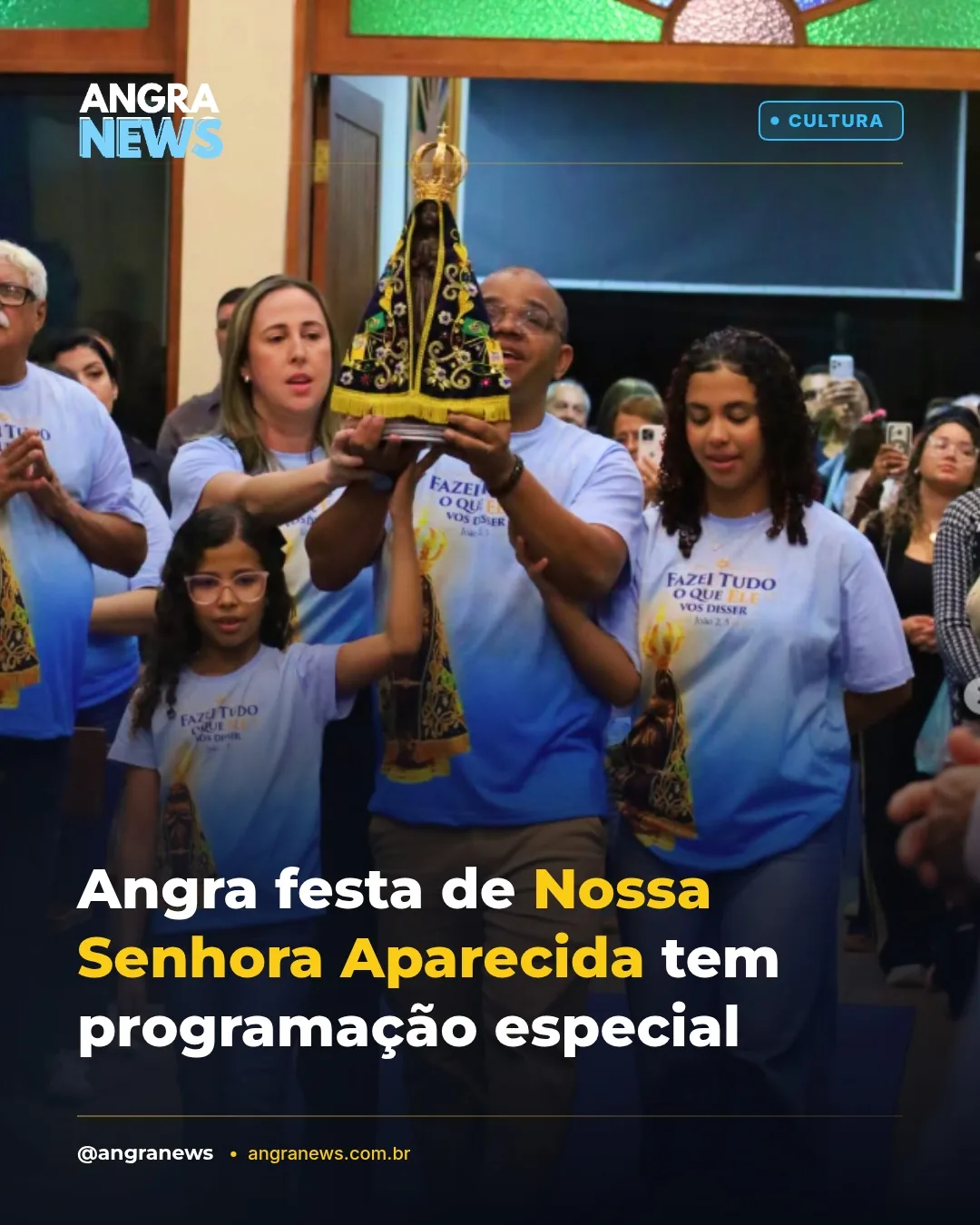 Angra festa de Nossa Senhora Aparecida tem programação especial