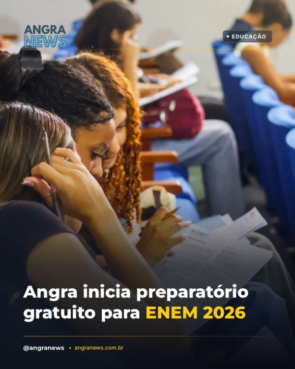 Angra inicia preparatório gratuito para ENEM 2026