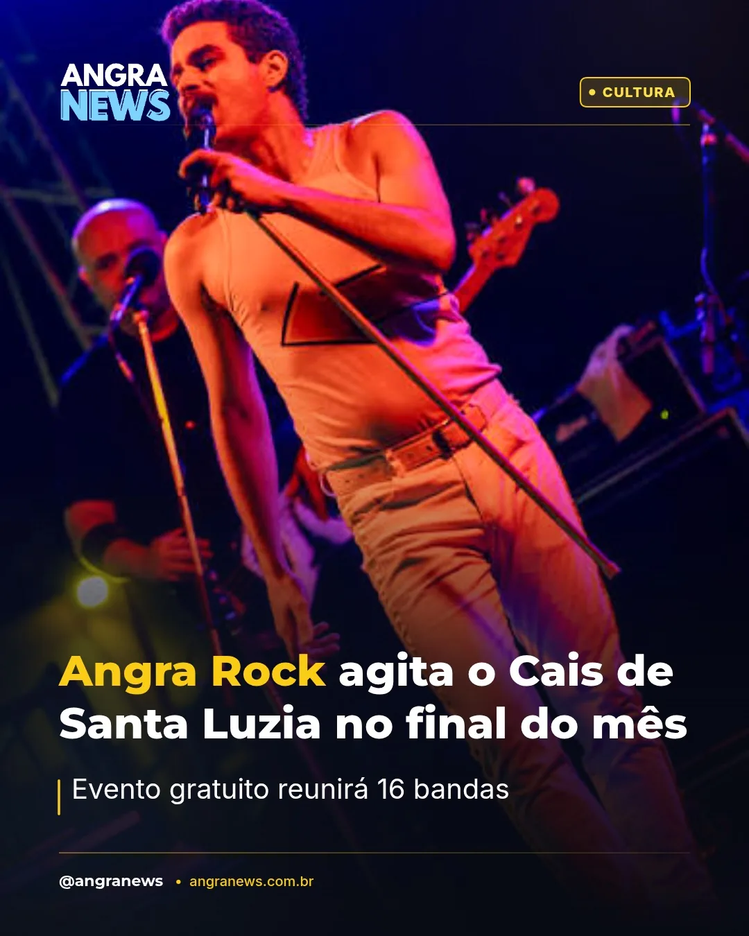 Angra Rock agita o Cais de Santa Luzia no final do mês