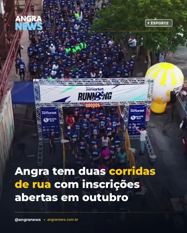 Angra tem duas corridas de rua com inscrições abertas em outubro