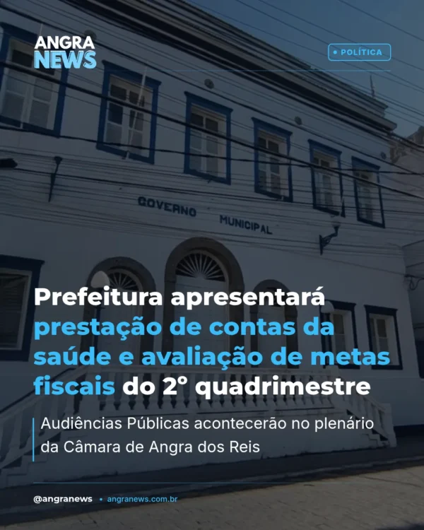 CÂMARA AGENDA PRESTAÇÃO DE CONTAS DA SAÚDE E AVALIAÇÃO DE METAS FISCAIS PARA 28 E 29 DE SETEMBRO