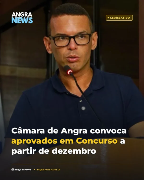 Câmara de Angra convoca aprovados em Concurso a partir de dezembro