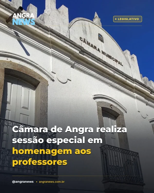 Câmara de Angra realiza sessão especial em homenagem aos professores