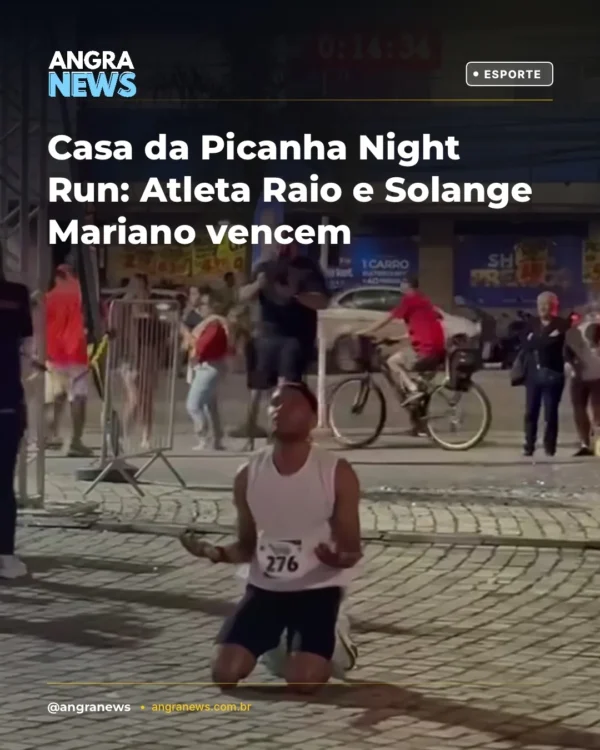 Casa da Picanha Night Run: Atleta Raio e Solange Mariano vencem