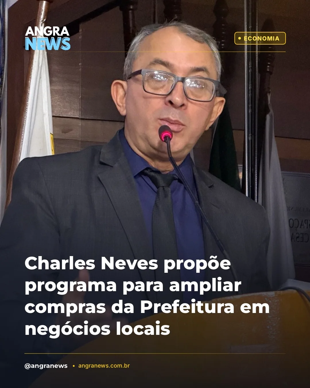 Charles Neves propõe programa para ampliar compras da Prefeitura em negócios locais