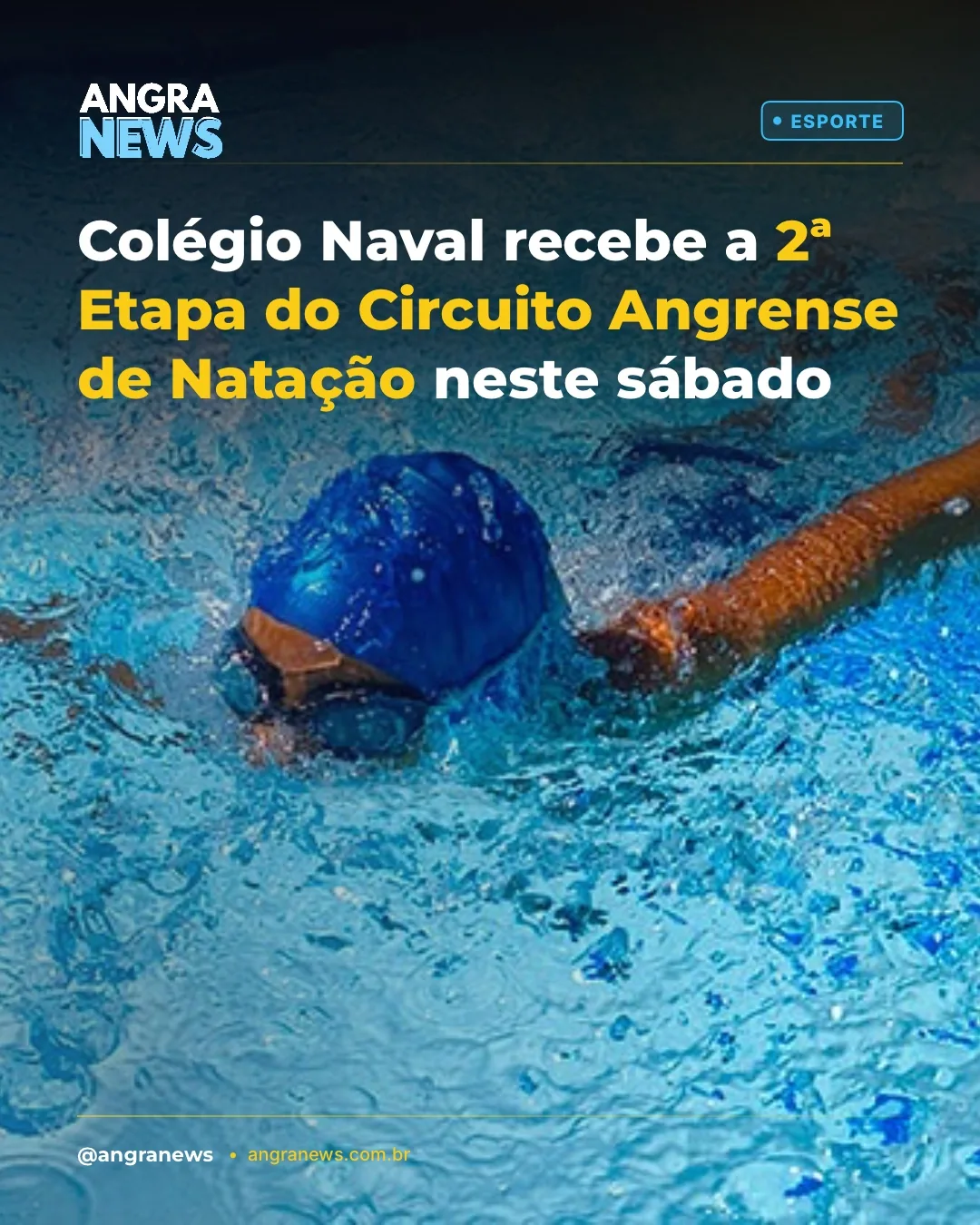 Colégio Naval recebe a 2ª Etapa do Circuito Angrense de Natação neste sábado