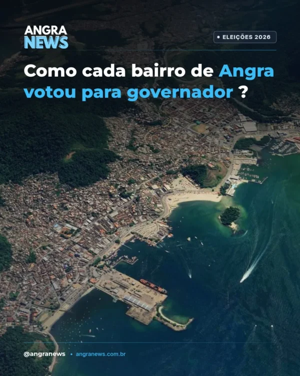 Como cada bairro de Angra votou para governador?