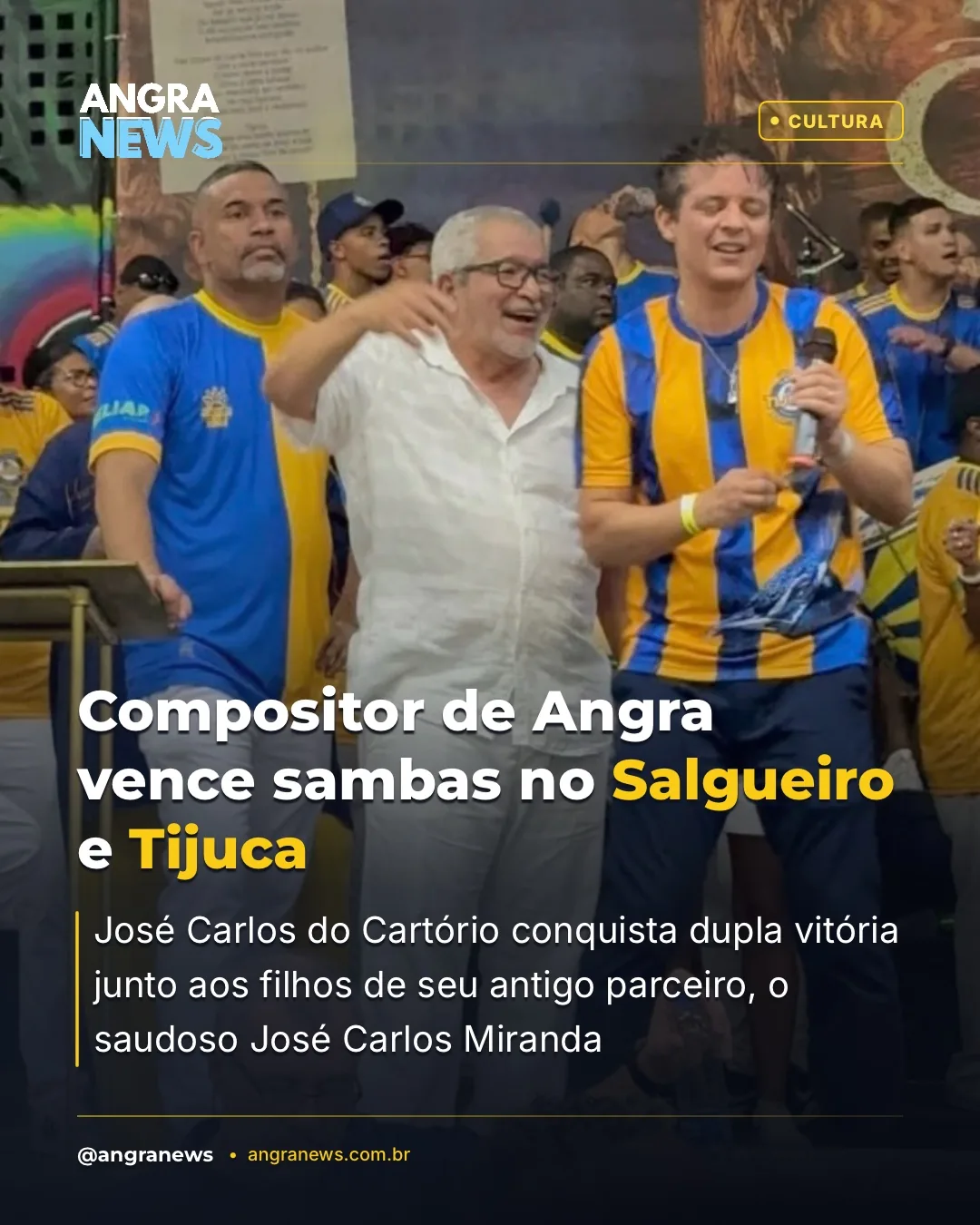 Compositor de Angra vence sambas no Salgueiro e Tijuca