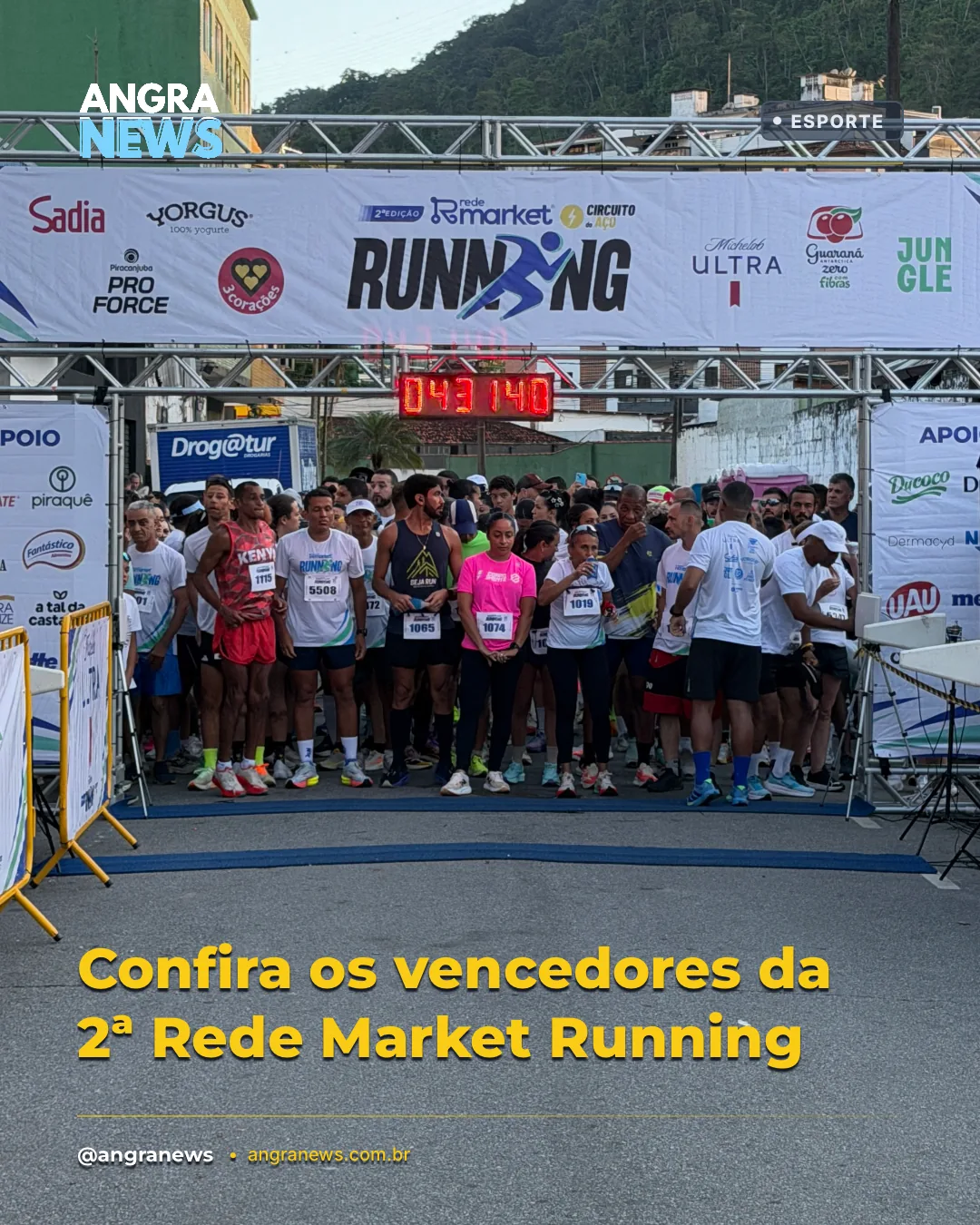 Confira os vencedores da 2ª Rede Market Running