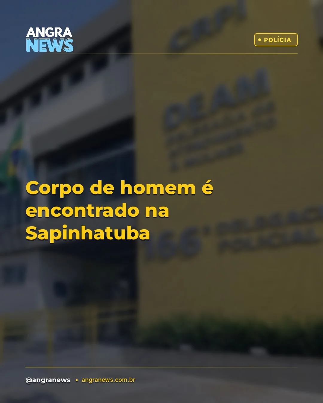 Corpo de homem é encontrado na Sapinhatuba