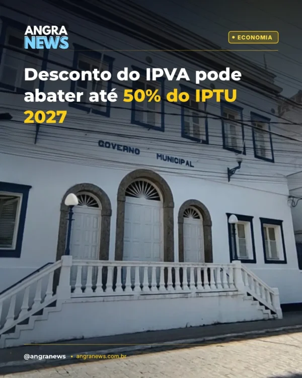 Desconto do IPVA pode abater até 50% do IPTU 2027