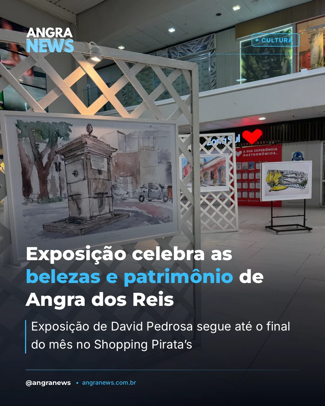 Exposição celebra as belezas e patrimônio de Angra dos Reis