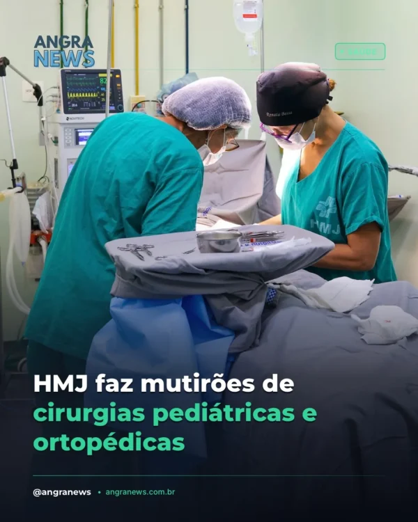 HMJ faz mutirões de cirurgias pediátricas e ortopédicas