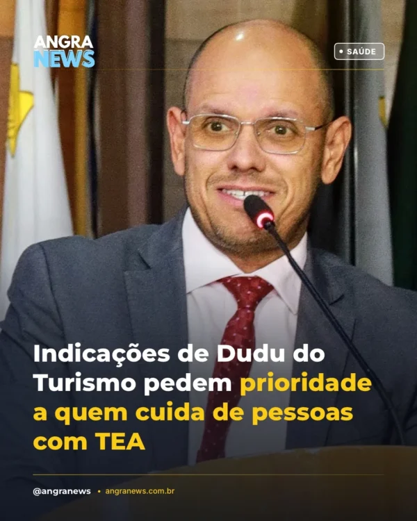 Indicações de Dudu do Turismo pedem prioridade a quem cuida de pessoas com TEA