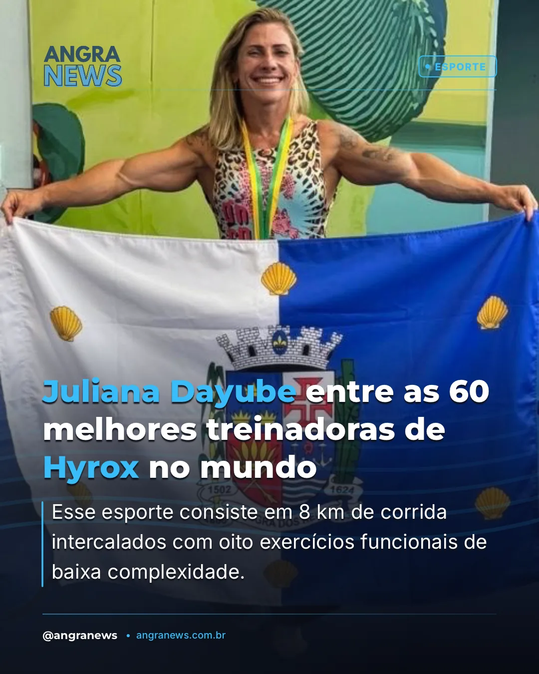 Juliana Dayube entre as 60 melhores treinadoras de Hyrox no mundo