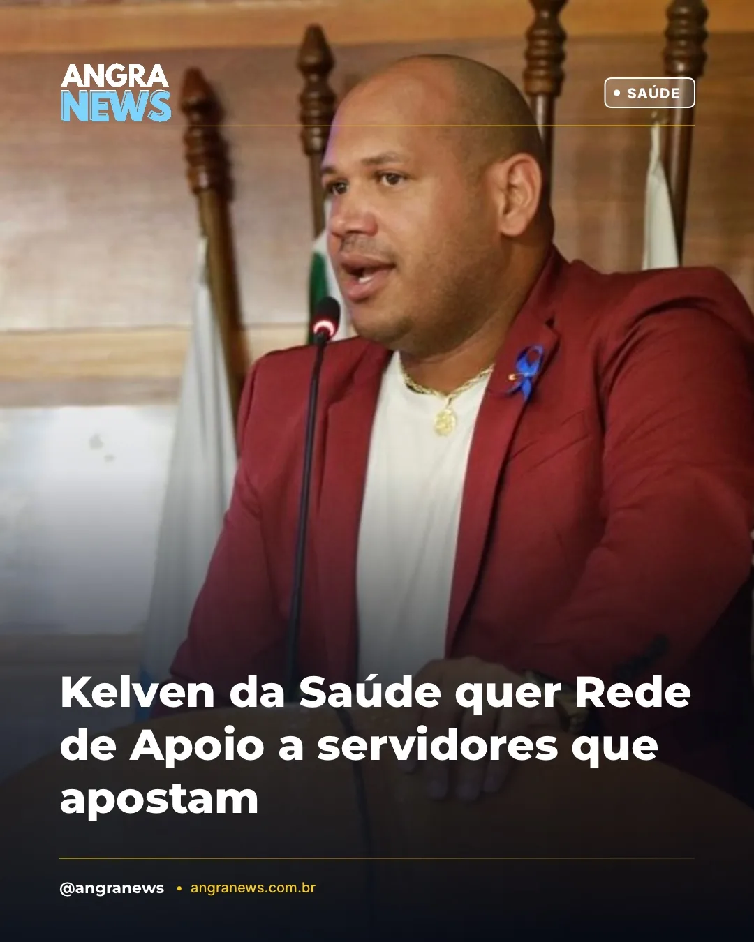 Kelven da Saúde quer Rede de Apoio a servidores que apostam