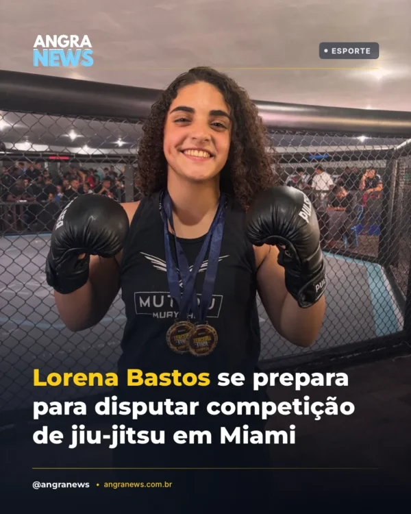 Lorena Bastos se prepara para disputar competição de jiu-jitsu em Miami