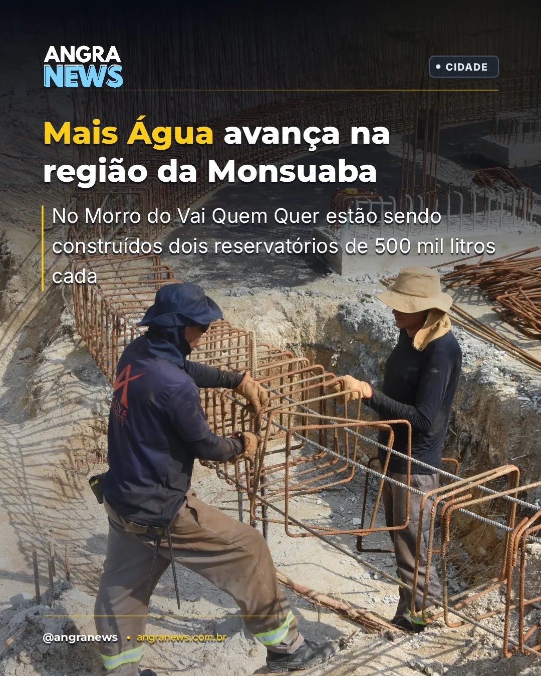 Mais Água avança na região da Monsuaba
