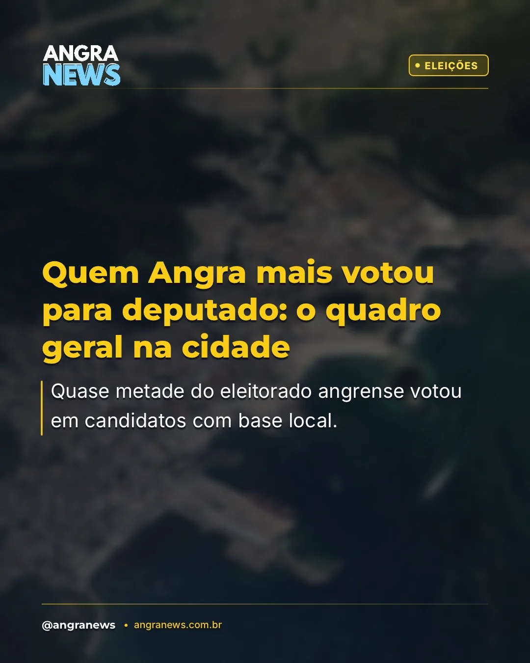 Quem Angra mais votou para deputado: o quadro geral na cidade