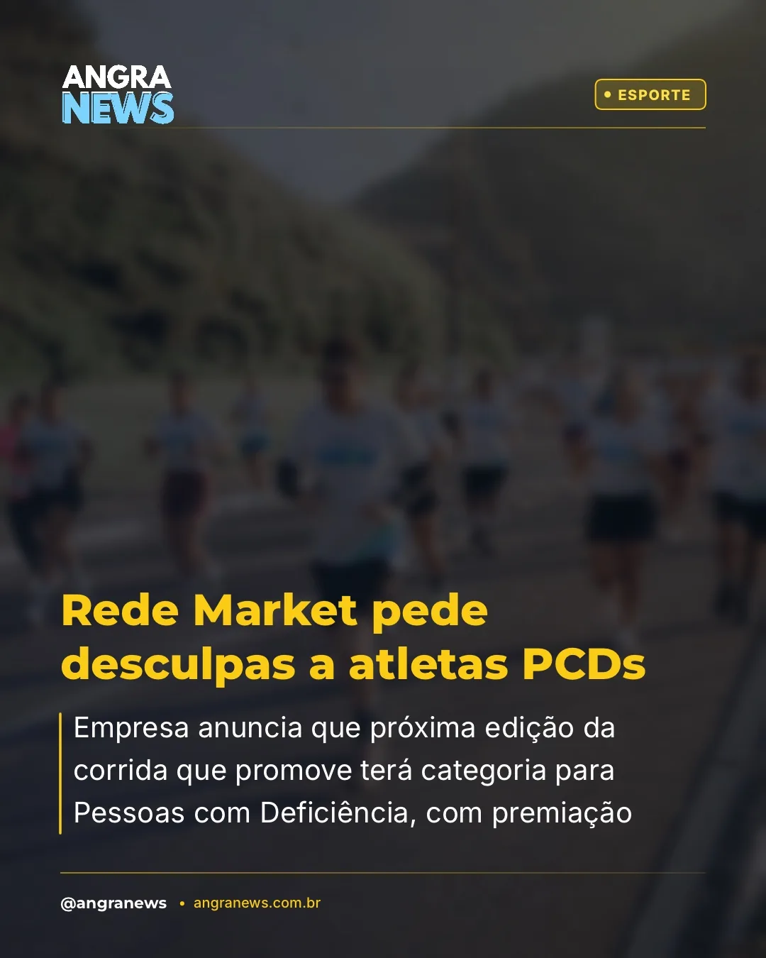 Rede Market pede desculpas a atletas PCDs