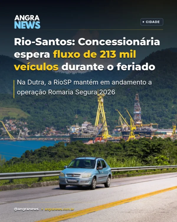 Rio-Santos: Concessionária espera fluxo de 213 mil veículos durante o feriado