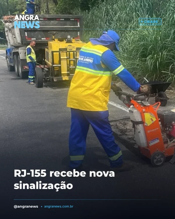 RJ-155 recebe nova sinalização