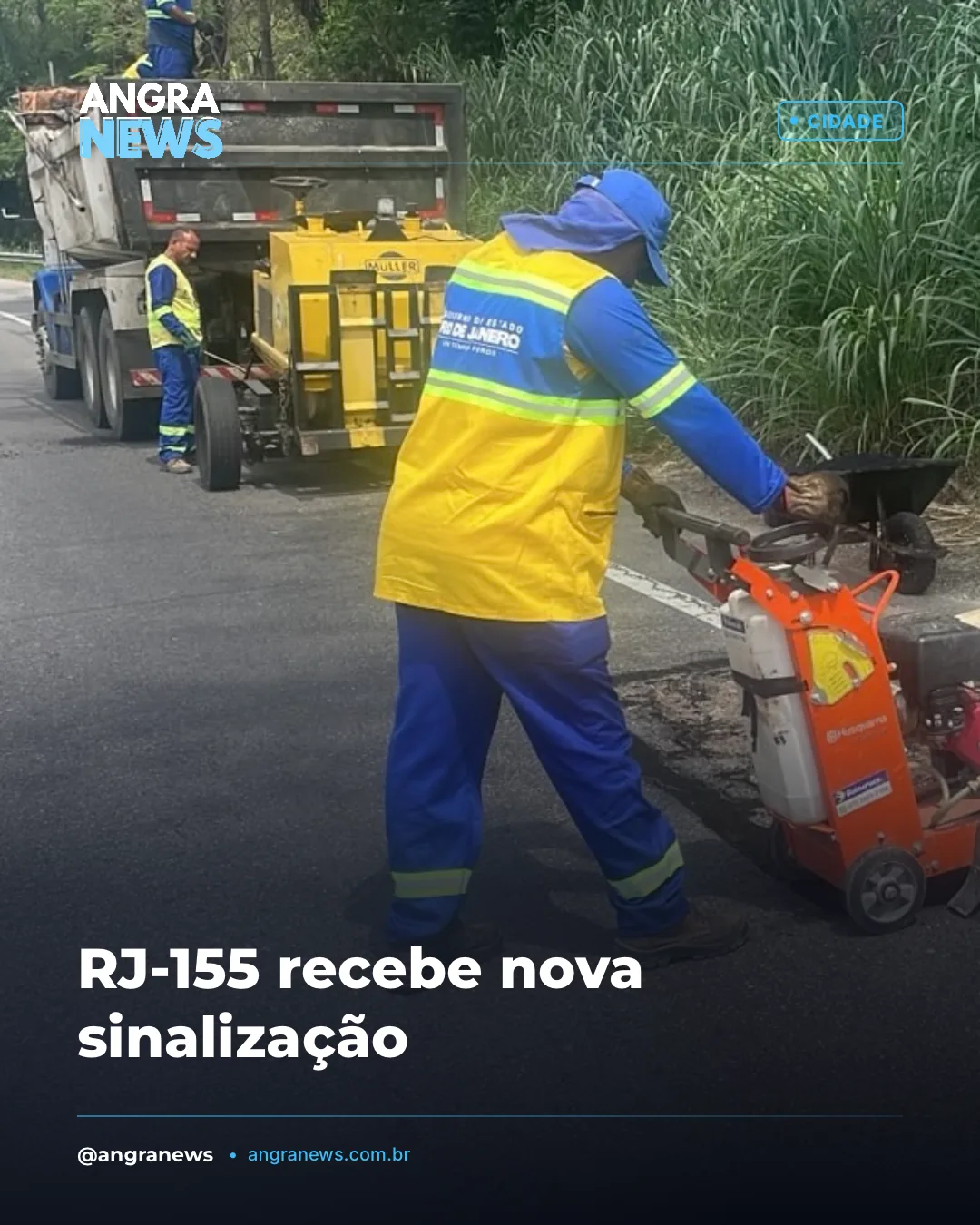 RJ-155 recebe nova sinalização