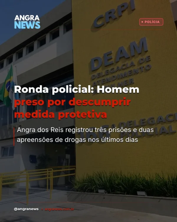 Ronda policial: Homem preso por descumprir medida protetiva
