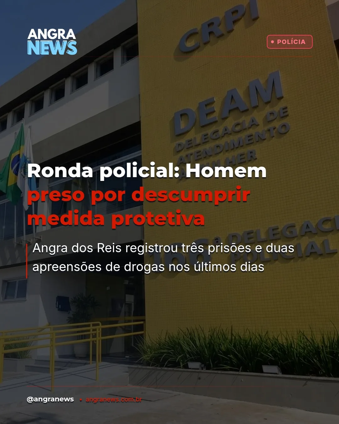 Ronda policial: Homem preso por descumprir medida protetiva
