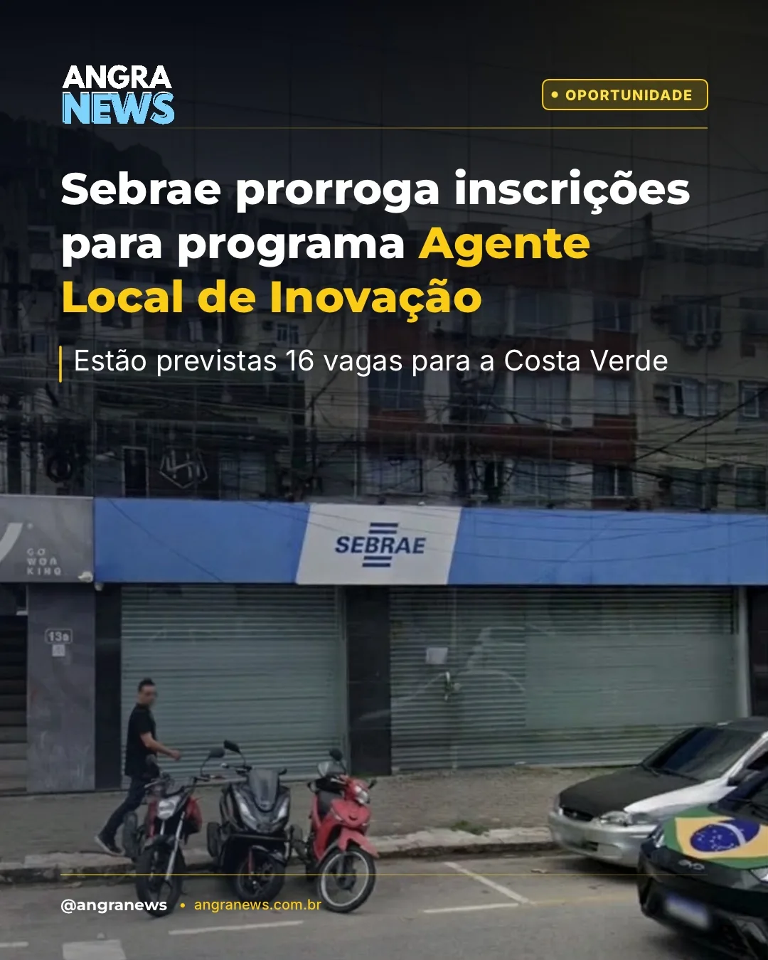 Sebrae prorroga inscrições para programa Agente Local de Inovação