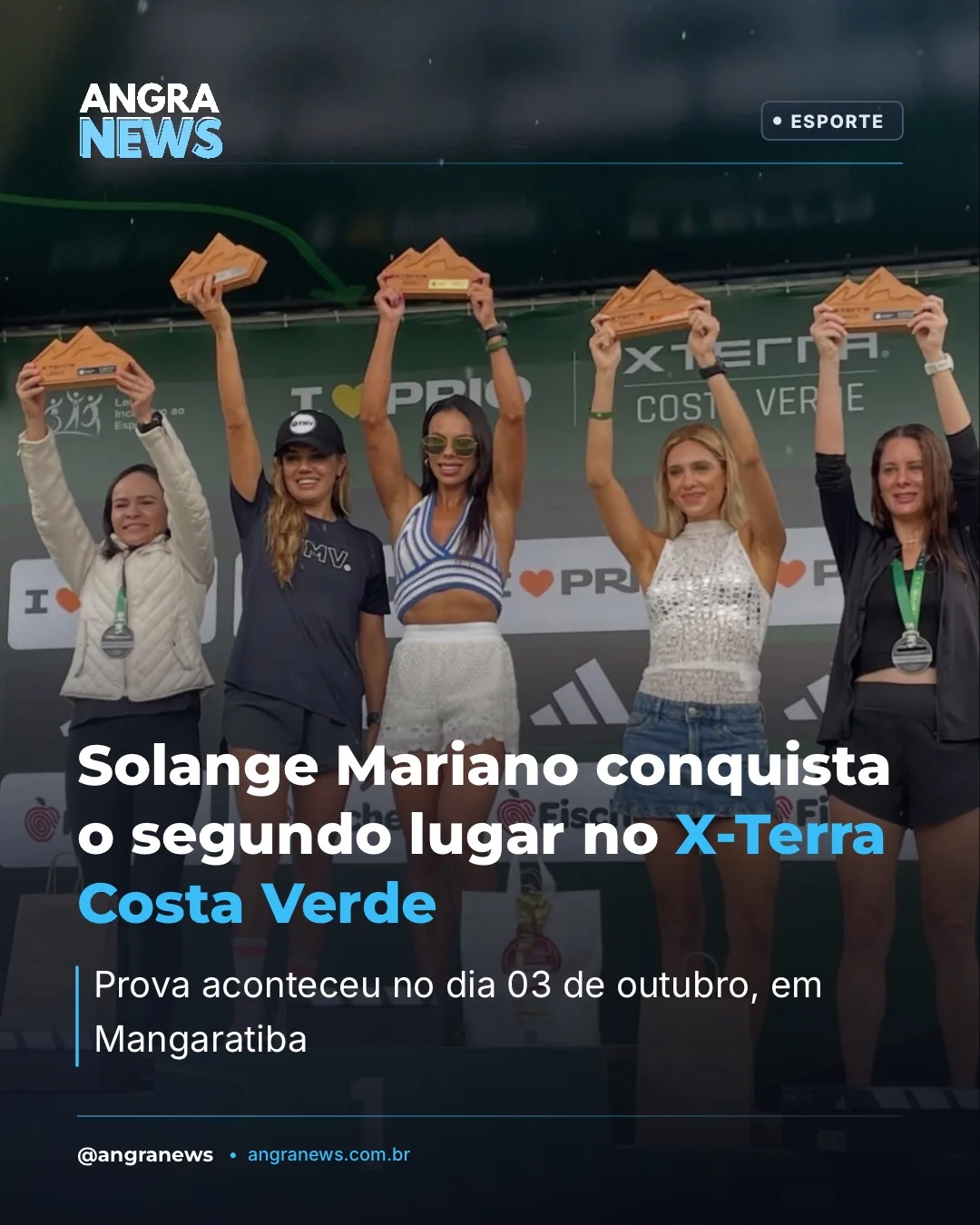 Solange Mariano conquista o segundo lugar no X-Terra Costa Verde