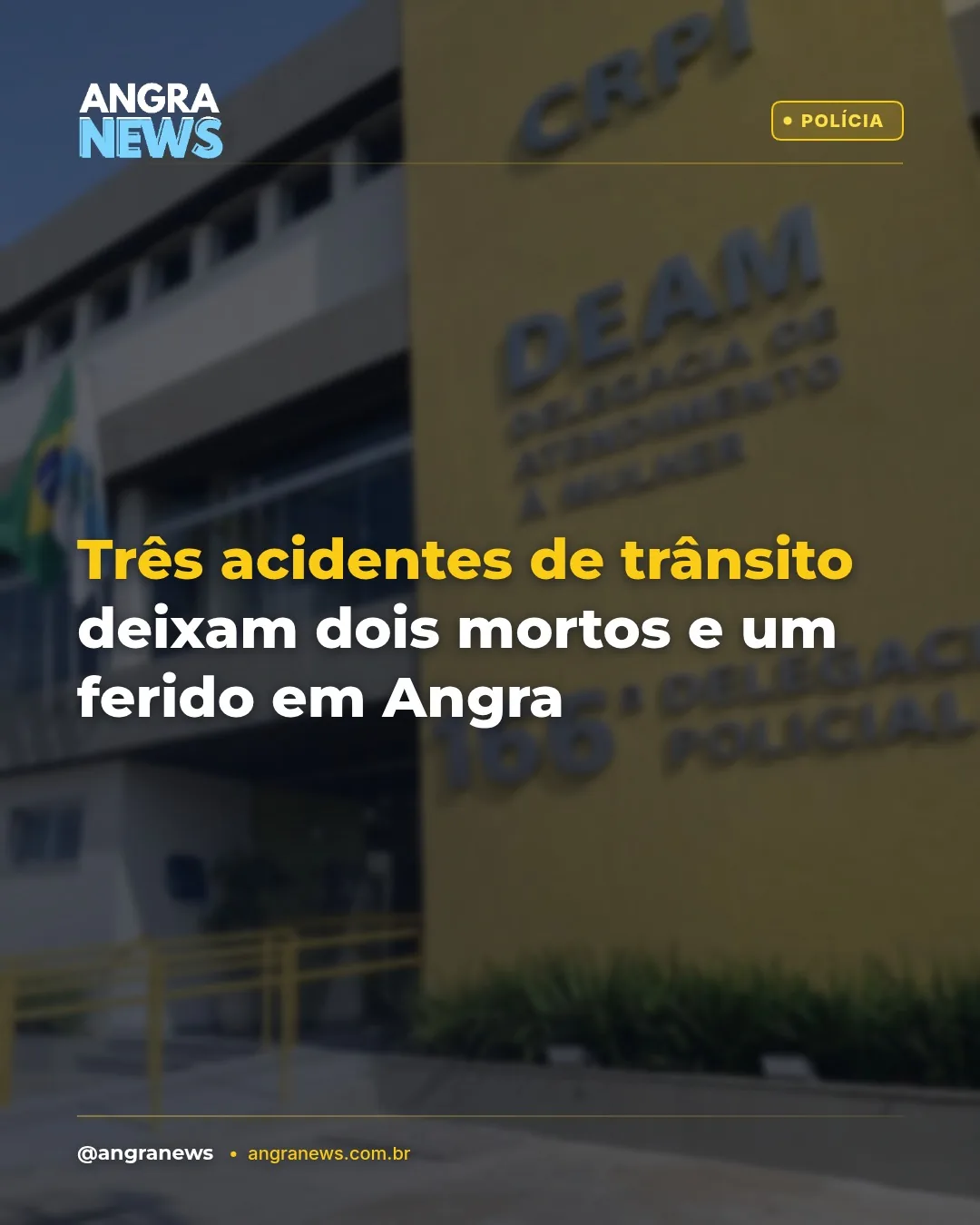 Três acidentes de trânsito deixam dois mortos e um ferido em Angra