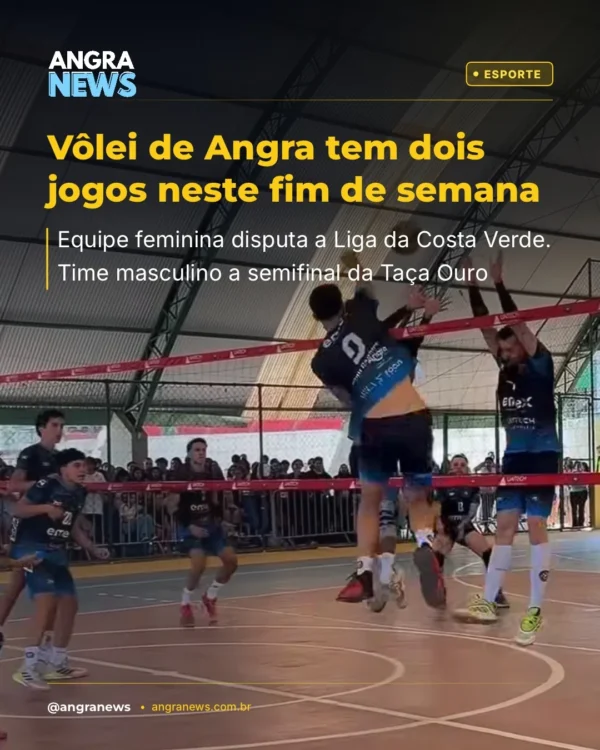 Vôlei de Angra tem dois jogos neste fim de semana