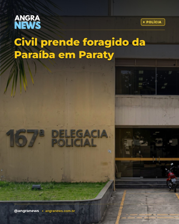 Civil prende foragido da Paraíba em Paraty