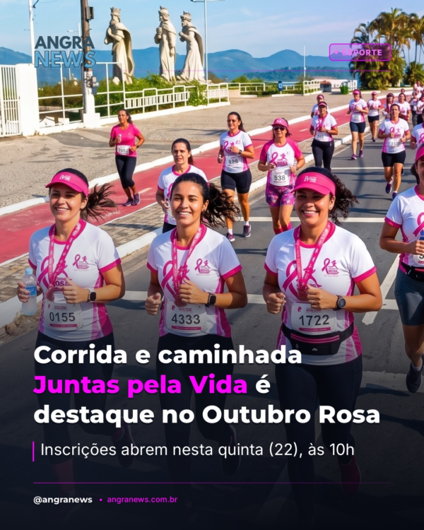 Corrida e caminhada Juntas pela Vida é destaque no Outubro Rosa