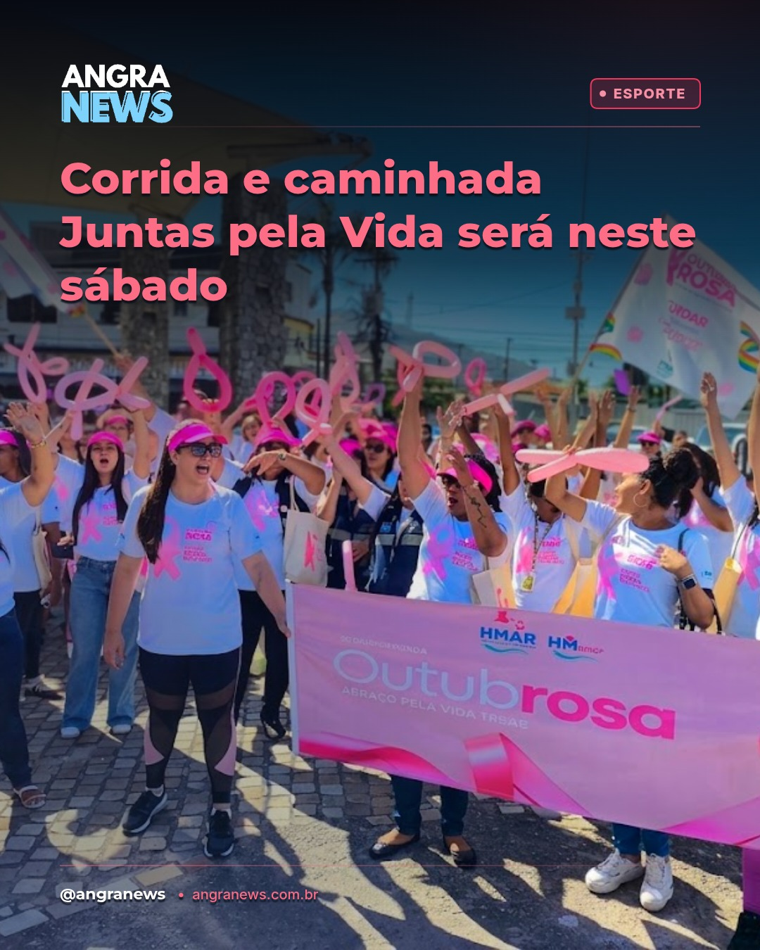Corrida e caminhada Juntas pela Vida será neste sábado