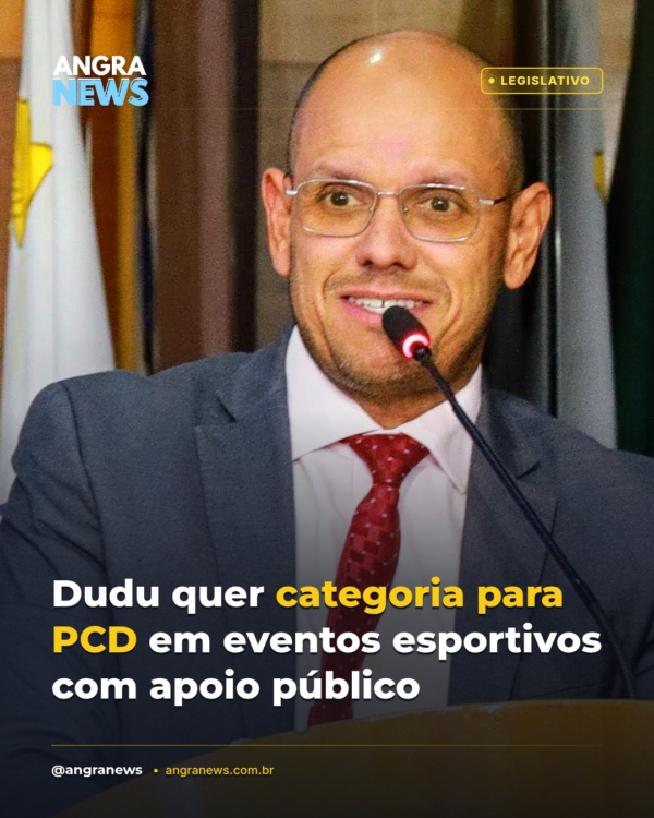 Dudu quer categoria para PCD em eventos esportivos com apoio público