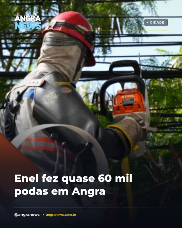 Enel fez quase 60 mil podas em Angra