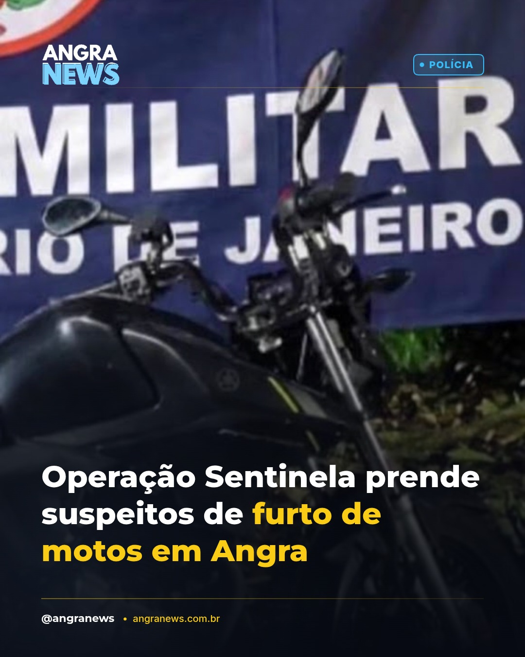 Operação Sentinela prende suspeitos de furto de motos em Angra